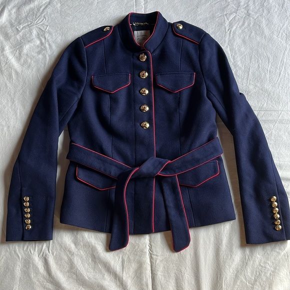 Banana Republic Jackets & Blazers - Banana Republic x Olivia Palermo Belted Military Jacket Cotton Small